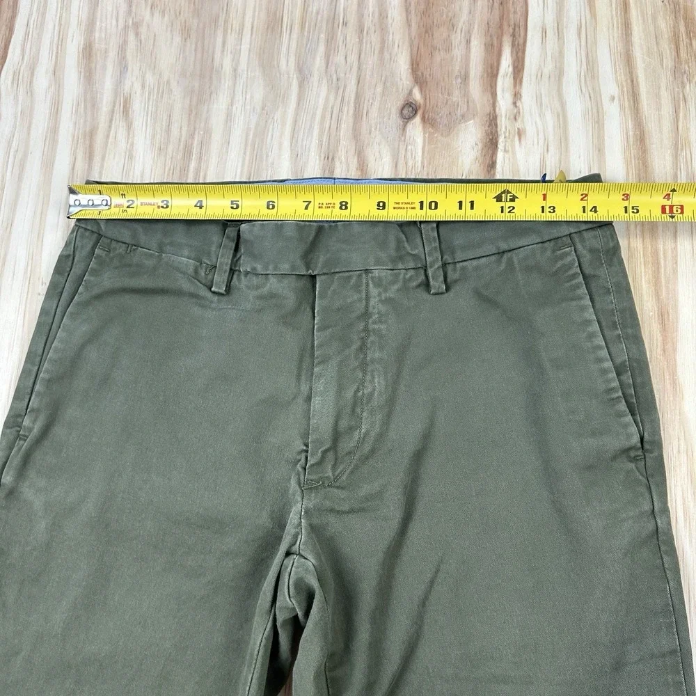 Polo Ralph Lauren Pants FIT 29x28 OG Green Chino Stretch Slim Fit Casual Tapered
